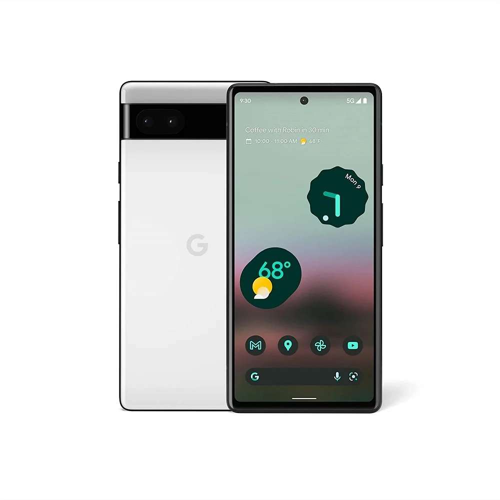 Google Pixel 6a 5G ) - Charcoal, Chalk, Sage